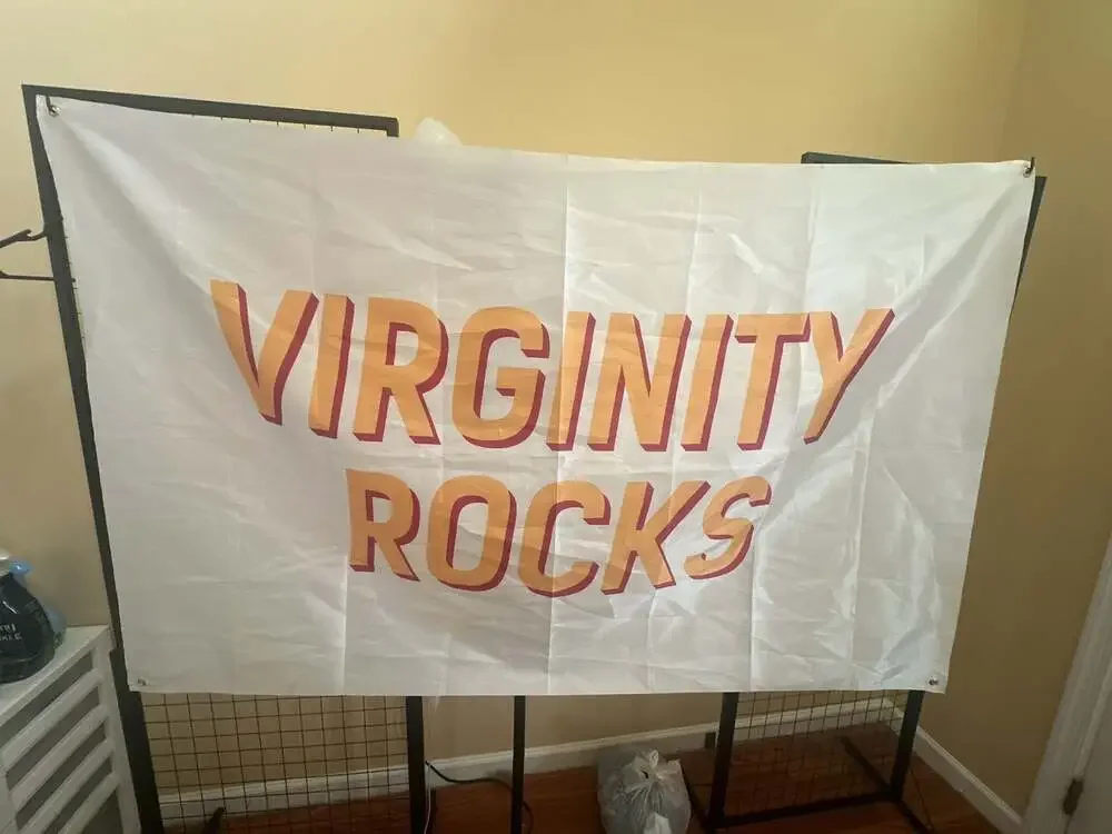 Danny Duncan Virginity Rocks Polyester Wall Flag Banner